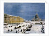 St Isaacs Cathedral and Senate Square, St Petersburg, Russia, 1840s by Louis-Pierre-Alphonse Bichebois