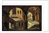 Courtyard with a Staircase, 1730s by Michele Marieschi