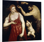 Venus and Mars with Cupid, 1550s by Paris Bordone