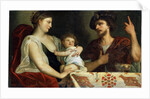 Eumenes and Roxana, 17th century by Padovanino