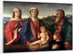 Madonna and Child with Saints and Donator, c1504 by Pasqualino Veneto
