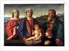 Madonna and Child with Saints and Donator, c1504 by Pasqualino Veneto