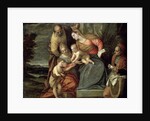 The Holy Family with Saints Catherine, Anne and John the Baptist, c1580-c1582 by Benedetto Caliari