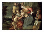 The Holy Family with Saints Catherine, Anne and John the Baptist, c1580-c1582 by Benedetto Caliari