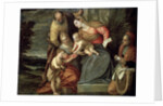 The Holy Family with Saints Catherine, Anne and John the Baptist, c1580-c1582 by Benedetto Caliari