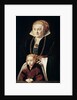 Portrait of a Lady with Daughter, c1530s-c1540s. by Bartholomaeus Bruyn the Elder