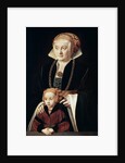 Portrait of a Lady with Daughter, c1530s-c1540s. by Bartholomaeus Bruyn the Elder