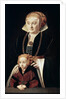 Portrait of a Lady with Daughter, c1530s-c1540s. by Bartholomaeus Bruyn the Elder