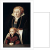 Portrait of a Lady with Daughter, c1530s-c1540s. by Bartholomaeus Bruyn the Elder