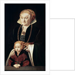 Portrait of a Lady with Daughter, c1530s-c1540s. by Bartholomaeus Bruyn the Elder