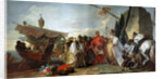 Caesar meeting Cleopatra, 1747. by Giovanni Domenico Tiepolo