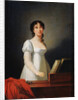 Portrait of the Italian singer Angelika Catalani, late 18th or early 19th century by Elisabeth Louise Vigee-LeBrun