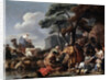 Jacob burying the strange gods under the oak by Shechem, 17th century by Sébastien Bourdon