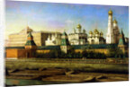 View of the Moscow Kremlin, 19th century by Nikolai Podklyuchnikov