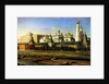 View of the Moscow Kremlin, 19th century by Nikolai Podklyuchnikov