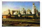 View of the Moscow Kremlin, 19th century by Nikolai Podklyuchnikov