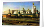 View of the Moscow Kremlin, 19th century by Nikolai Podklyuchnikov