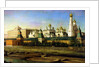 View of the Moscow Kremlin, 19th century by Nikolai Podklyuchnikov