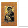 The Virgin of Vladimir, Byzantine icon, early 12th century by Unknown