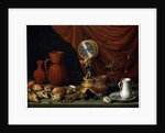 Still Life with a Clock, 1652. by Antonio Pereda y Salgado