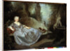A Lady in a Garden, 18th century by Nicolas Lancret