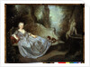 A Lady in a Garden, 18th century by Nicolas Lancret