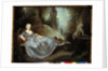 A Lady in a Garden, 18th century by Nicolas Lancret