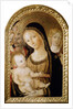 Madonna and Child with Saints Catherine and Christopher, 15th century. by Matteo di Giovanni