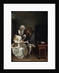 A Glass of Lemonade, 1660s. by Gerard Terborch II