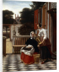 A Mistress and Her Maid, 1660. by Pieter de Hooch