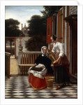 A Mistress and Her Maid, 1660. by Pieter de Hooch
