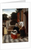 A Mistress and Her Maid, 1660. by Pieter de Hooch