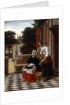 A Mistress and Her Maid, 1660. by Pieter de Hooch