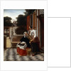 A Mistress and Her Maid, 1660. by Pieter de Hooch