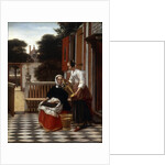 A Mistress and Her Maid, 1660. by Pieter de Hooch