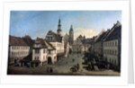The Market Place in Pirna, c1752-c1755 by Bernardo Bellotto