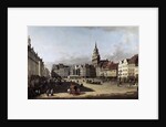 The Old Market Place in Dresden, c1750-c1752 by Bernardo Bellotto