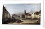 The Old Market Place in Dresden, c1750-c1752 by Bernardo Bellotto