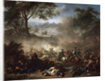 The Battle of Lesnaya, 1717. by Jean-Marc Nattier