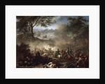 The Battle of Lesnaya, 1717. by Jean-Marc Nattier
