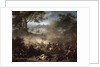 The Battle of Lesnaya, 1717. by Jean-Marc Nattier
