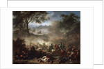 The Battle of Lesnaya, 1717. by Jean-Marc Nattier