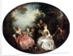 Concert in a Park, 18th century. by Nicolas Lancret