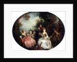 Concert in a Park, 18th century. by Nicolas Lancret