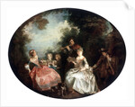 Concert in a Park, 18th century. by Nicolas Lancret
