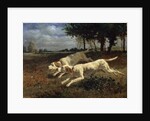 Running Dogs, 1853. by Constant Troyon
