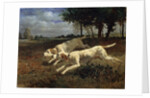Running Dogs, 1853. by Constant Troyon