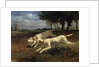 Running Dogs, 1853. by Constant Troyon