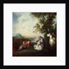 Company at the Edge of a Forest, late 1720s by Nicolas Lancret