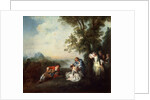 Company at the Edge of a Forest, late 1720s by Nicolas Lancret